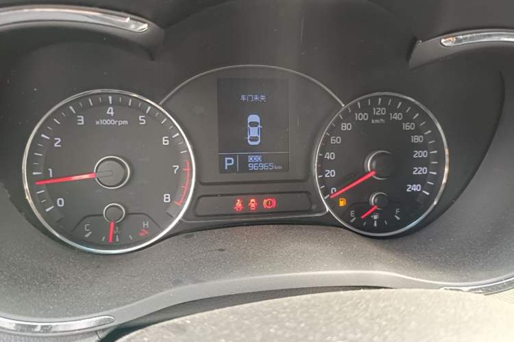 Used Kia K3 2013 1.6L Automatic GL Odometer Close Up