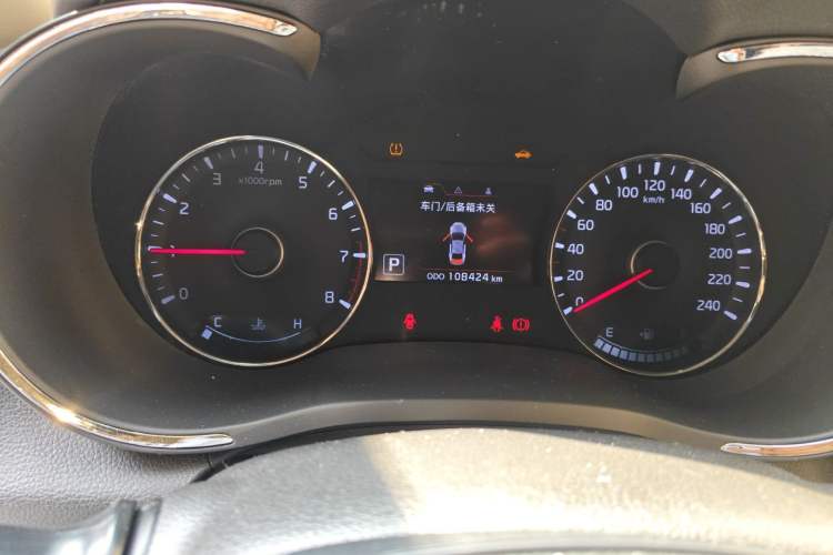 Used Kia K3 2013 1.6L Automatic Premium Odometer Close Up