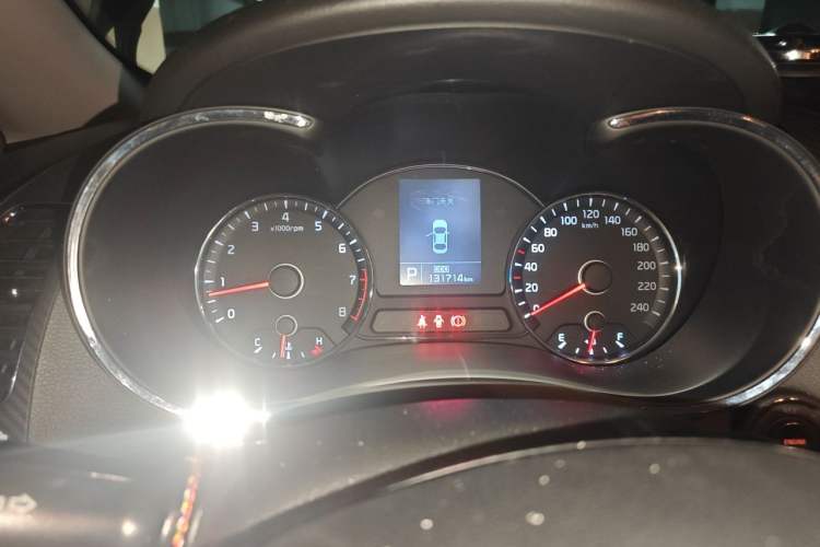 Used Kia K3 2013 1.6L Automatic GLS Odometer Close Up