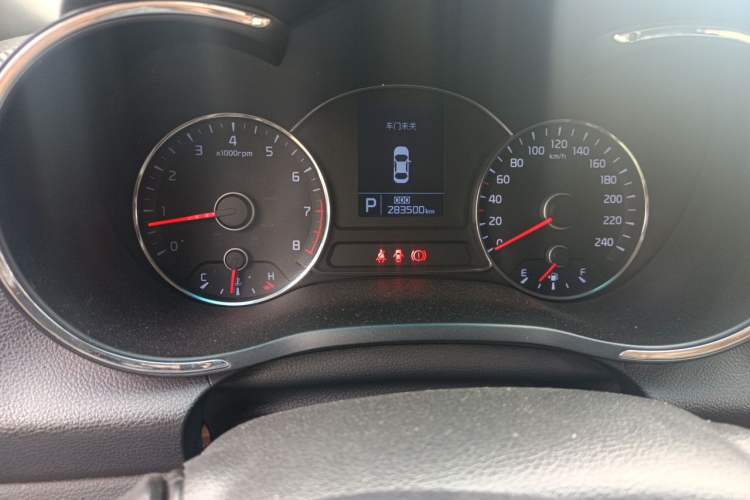 Used Kia K3 2013 1.6L Automatic GL Odometer Close Up