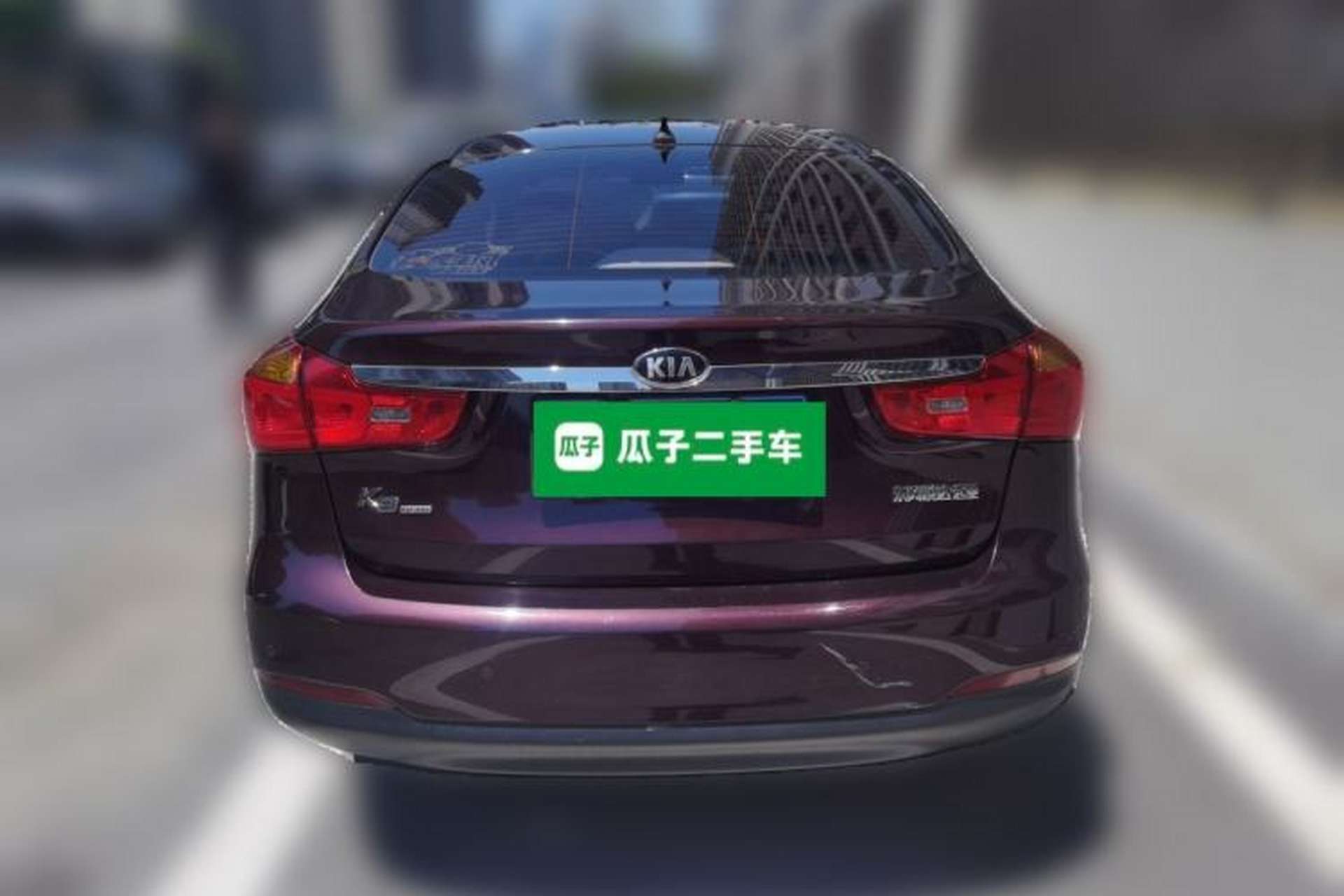 Used Kia K3 2013 1.6L Automatic GL Rear