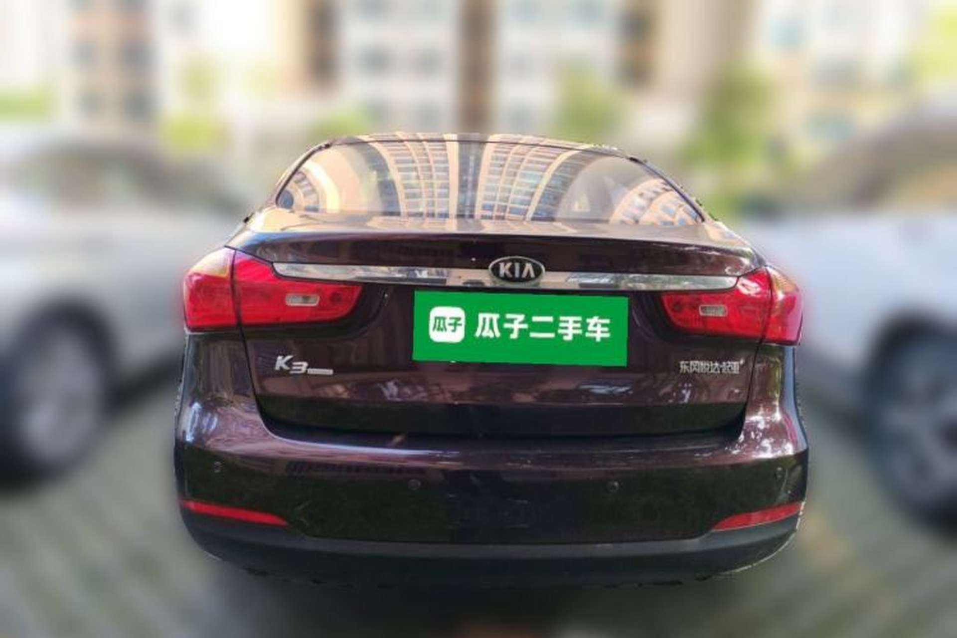 Used Kia K3 2013 1.6L Manual GL Rear