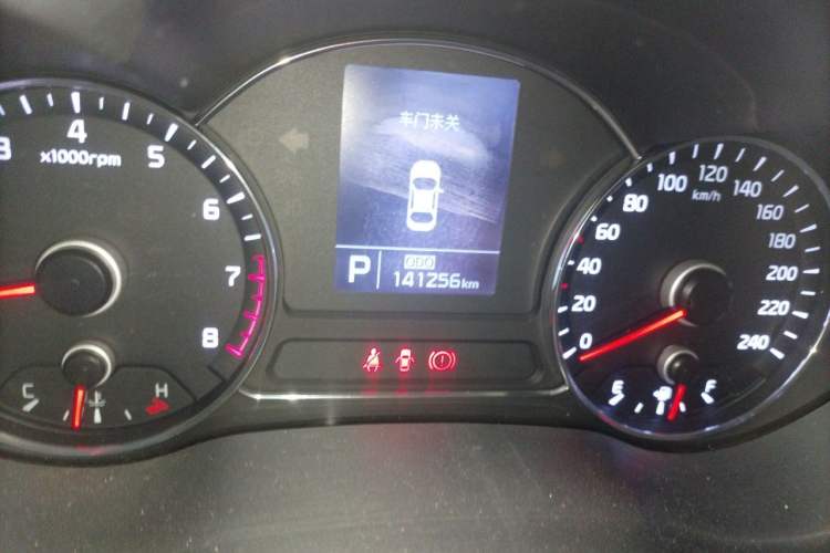 Used Kia K3 2013 1.6L Automatic DLX Odometer Close Up
