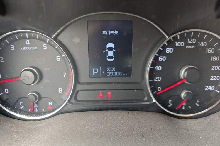 Used Kia K3 2013 1.6L Automatic GL Odometer Close Up