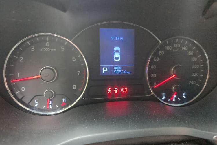 Used Kia K3 2013 1.6L Automatic GL Odometer Close Up