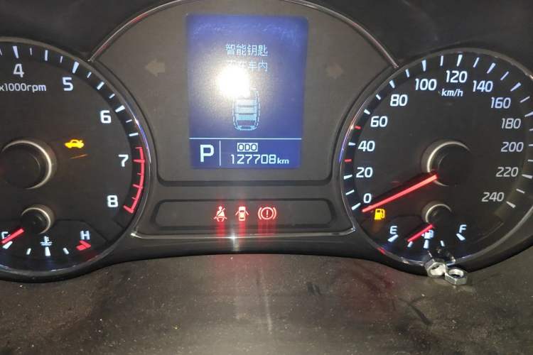 Used Kia K3 2013 1.6L Automatic GLS Odometer Close Up