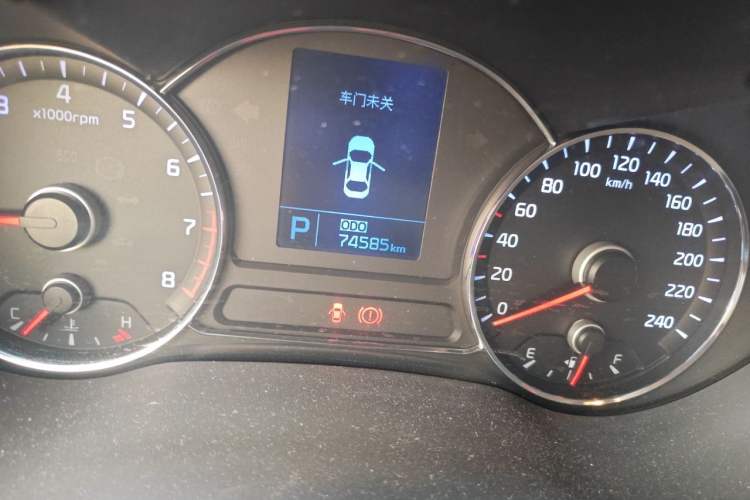 Used Kia K3 2013 1.6L Automatic GLS Odometer Close Up