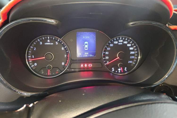 Used Kia K3 2013 1.6L Automatic DLX Odometer Close Up