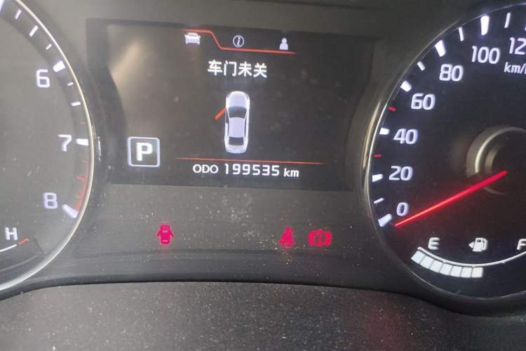 Used Kia K3 2013 1.6L Automatic GLS Odometer Close Up