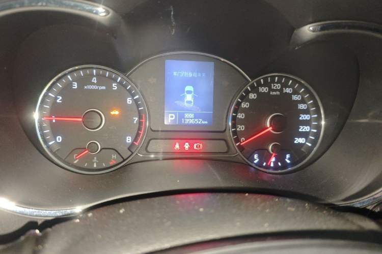 Used Kia K3 2013 1.6L Automatic GLS Odometer Close Up