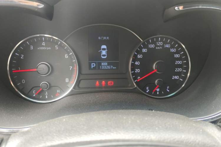 Used Kia K3 2013 1.6L Automatic GLS Odometer Close Up