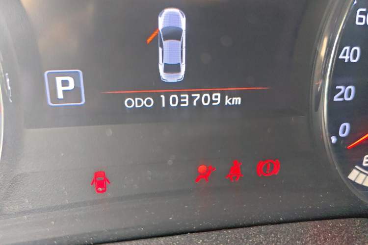 Used Kia K3 2013 1.6L Automatic Premium Odometer Close Up