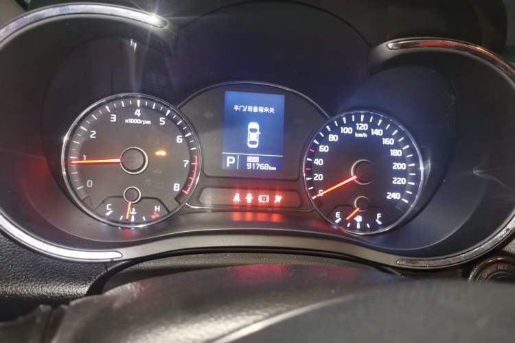 Used Kia K3 2013 1.6L Automatic GLS Odometer Close Up