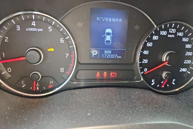 Used Kia K3 2013 1.6L Automatic DLX Odometer Close Up