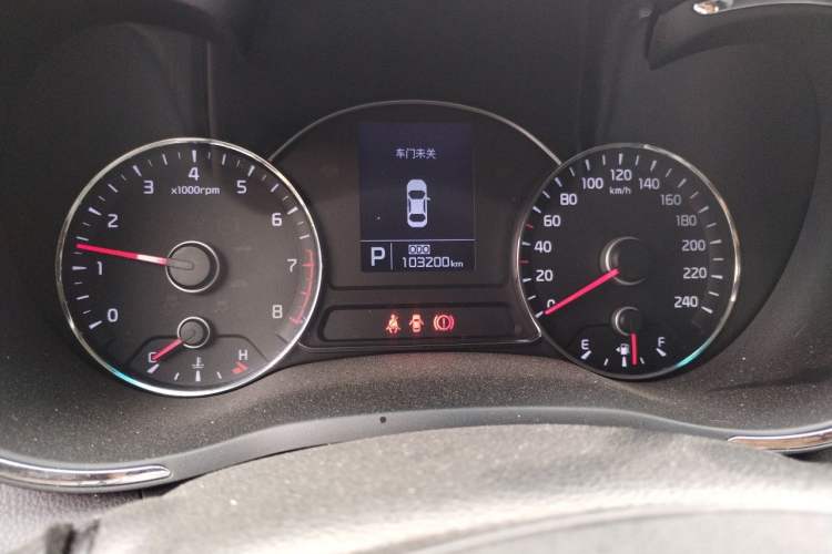 Used Kia K3 2013 1.6L Automatic DLX Odometer Close Up
