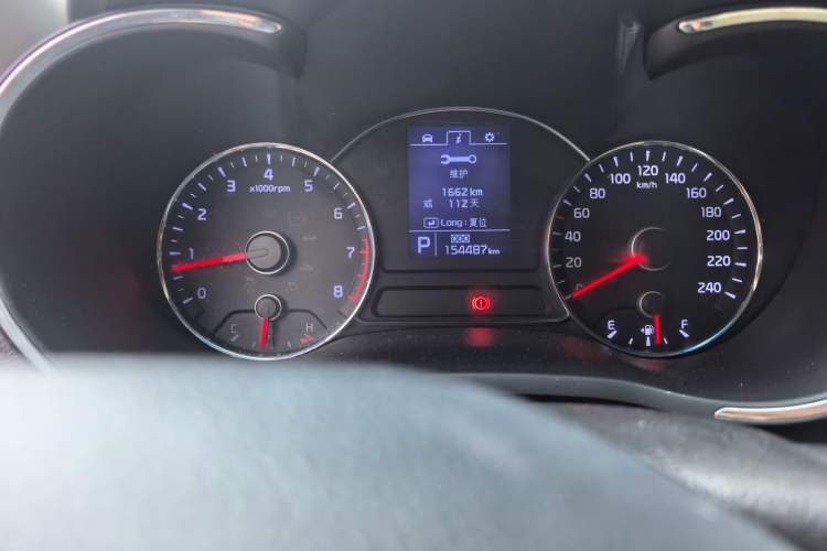 Used Kia K3 2013 1.6L Automatic GL Odometer Close Up