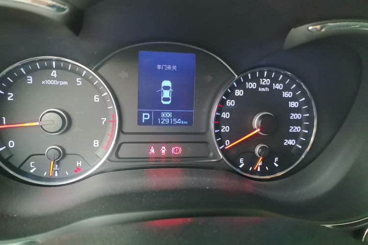 Used Kia K3 2013 1.6L Automatic DLX Odometer Close Up