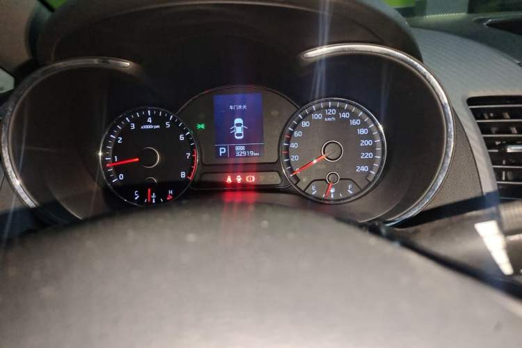 Used Kia K3 2013 1.6L Automatic GLS Odometer Close Up