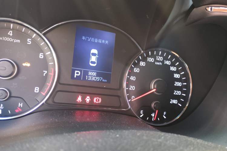 Used Kia K3 2013 1.6L Automatic GLS Odometer Close Up