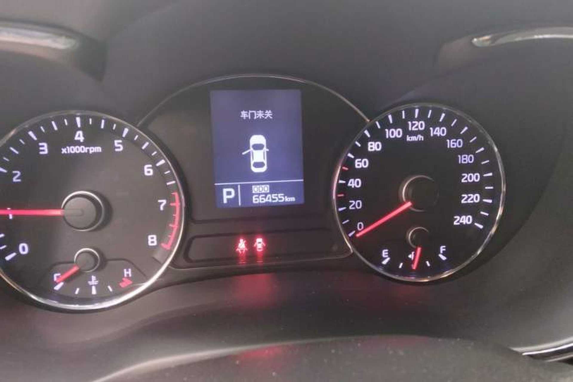 Used Kia K3 2013 1.6L Automatic GLS Odometer Close Up