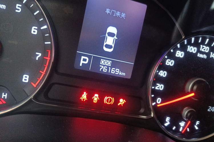 Used Kia K3 2013 1.6L Automatic GL Odometer Close Up