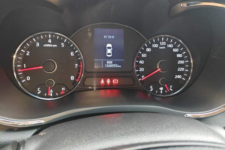 Used Kia K3 2013 1.6L Manual GLS Odometer Close Up