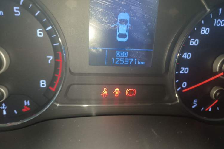 Used Kia K3 2013 1.6L Manual GLS Odometer Close Up