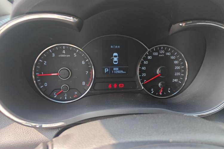 Used Kia K3 2013 1.6L Automatic GL Odometer Close Up