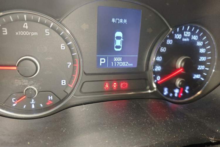 Used Kia K3 2013 1.6L Automatic DLX Odometer Close Up