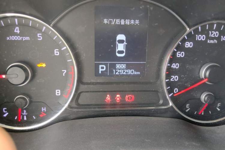 Used Kia K3 2013 1.6L Automatic GLS Odometer Close Up