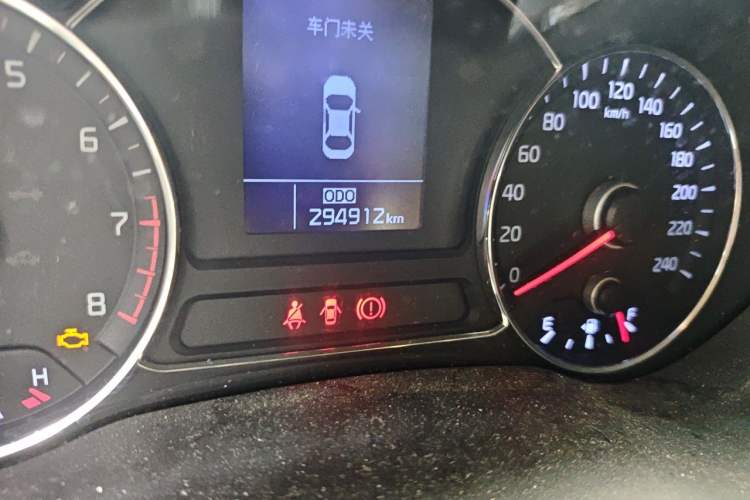 Used Kia K3 2013 1.6L Manual GLS Odometer Close Up