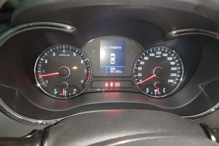 Used Kia K3 2013 1.6L Manual GLS Odometer Close Up