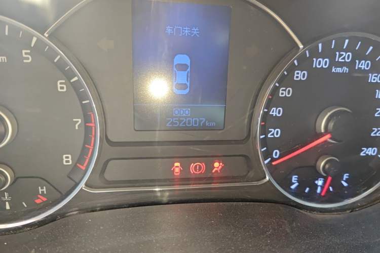Used Kia K3 2013 1.6L Manual GLS Odometer Close Up