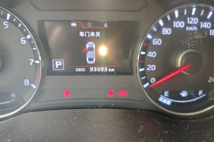 Used Kia K3 2013 1.6L Automatic Premium Odometer Close Up