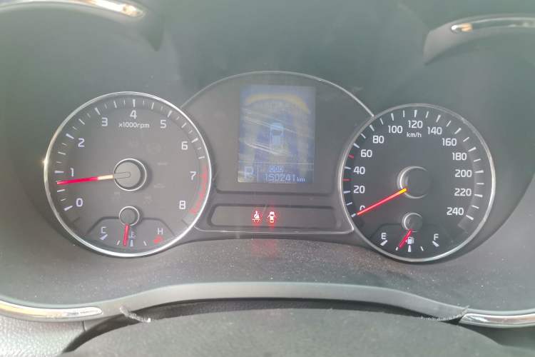 Used Kia K3 2013 1.6L Automatic GLS Odometer Close Up
