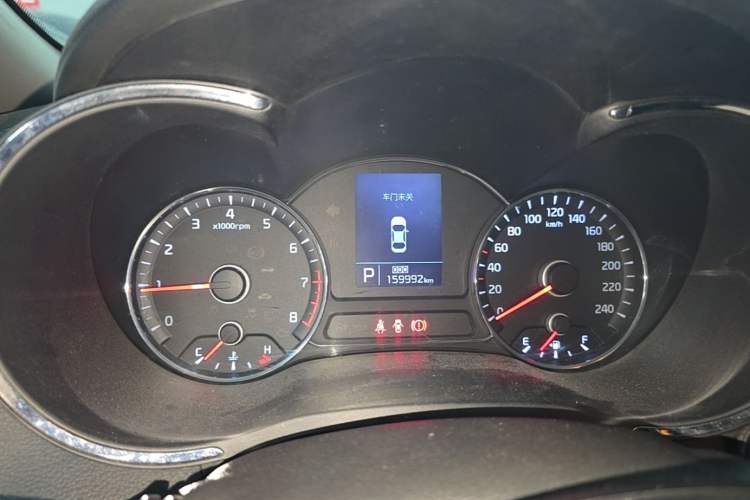 Used Kia K3 2013 1.6L Automatic GLS Odometer Close Up