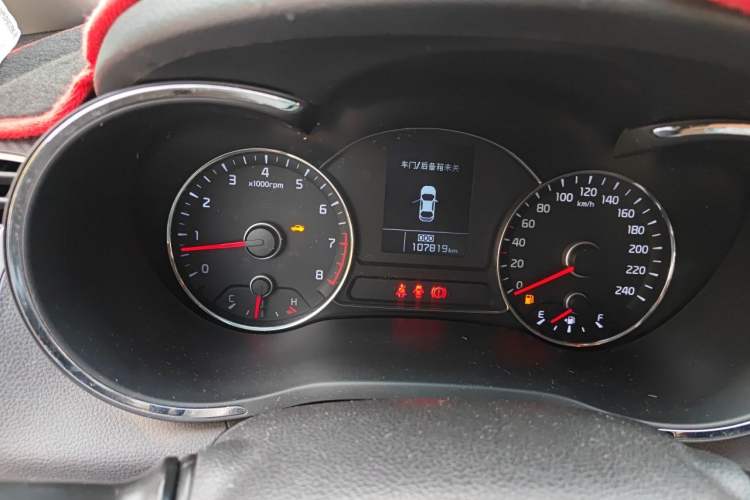 Used Kia K3 2013 1.6L Manual GLS Odometer Close Up