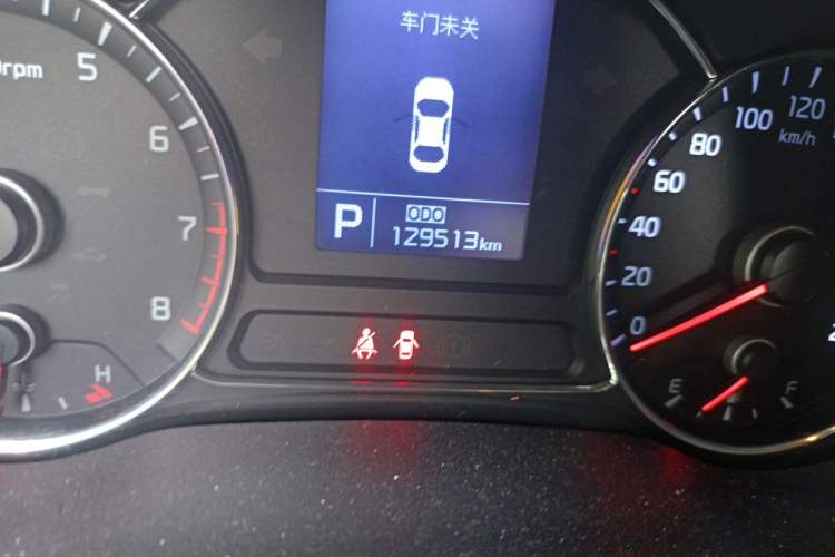 Used Kia K3 2013 1.6L Automatic GLS Odometer Close Up