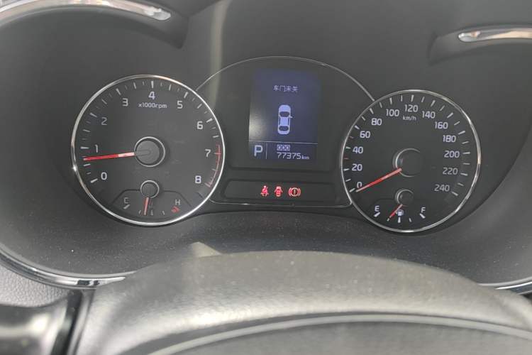 Used Kia K3 2013 1.6L Automatic GLS Odometer Close Up