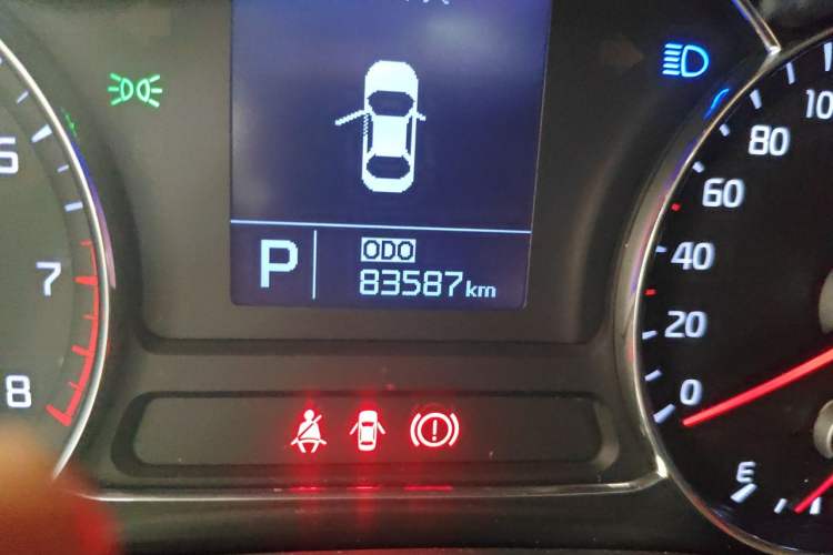 Used Kia K3 2013 1.6L Automatic Premium Odometer Close Up