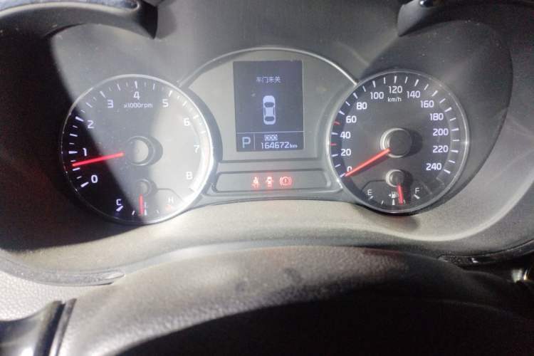 Used Kia K3 2013 1.6L Automatic GLS Odometer Close Up