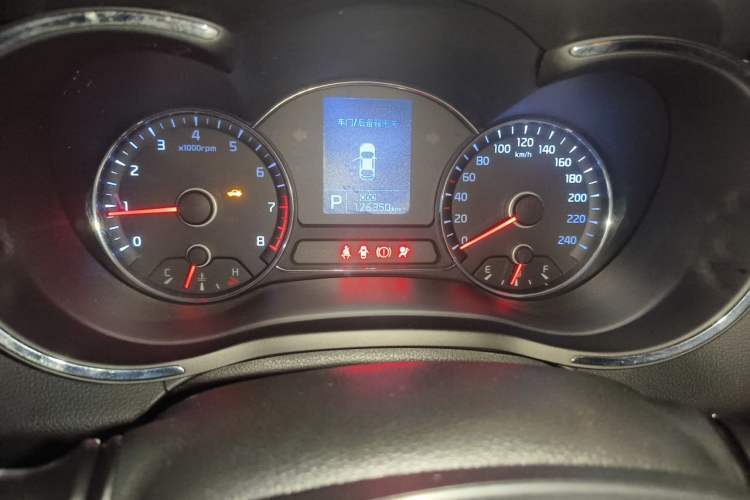 Used Kia K3 2013 1.6L Automatic GL Odometer Close Up