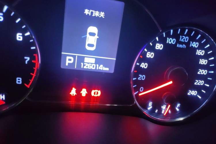 Used Kia K3 2013 1.6L Automatic GL Odometer Close Up