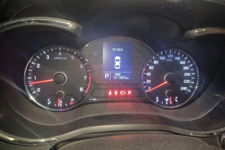 Used Kia K3 2013 1.6L Automatic GLS Odometer Close Up