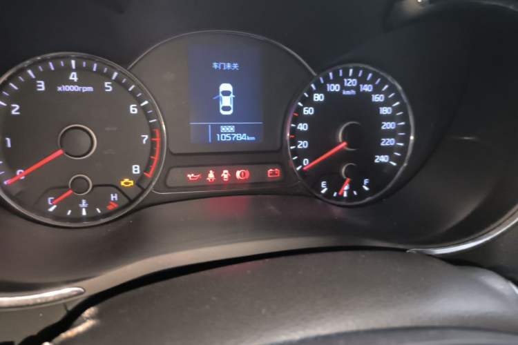 Used Kia K3 2013 1.6L Manual GLS Odometer Close Up