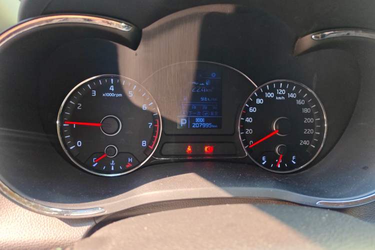 Used Kia K3 2013 1.6L Automatic GL Odometer Close Up