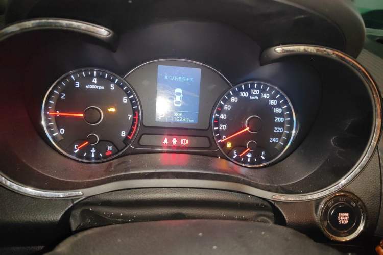 Used Kia K3 2013 1.6L Automatic GLS Odometer Close Up