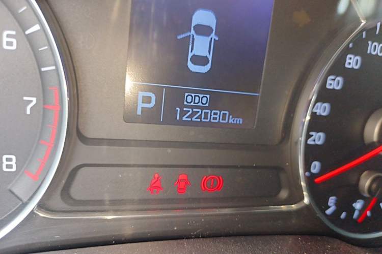 Used Kia K3 2013 1.6L Automatic DLX Odometer Close Up