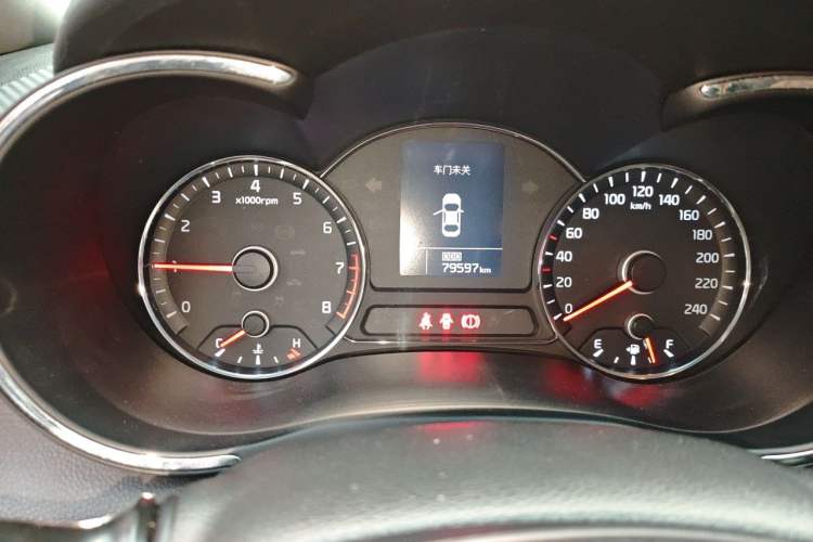Used Kia K3 2013 1.6L Manual GLS Odometer Close Up