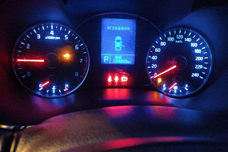 Used Kia K3 2013 1.6L Automatic GLS Odometer Close Up